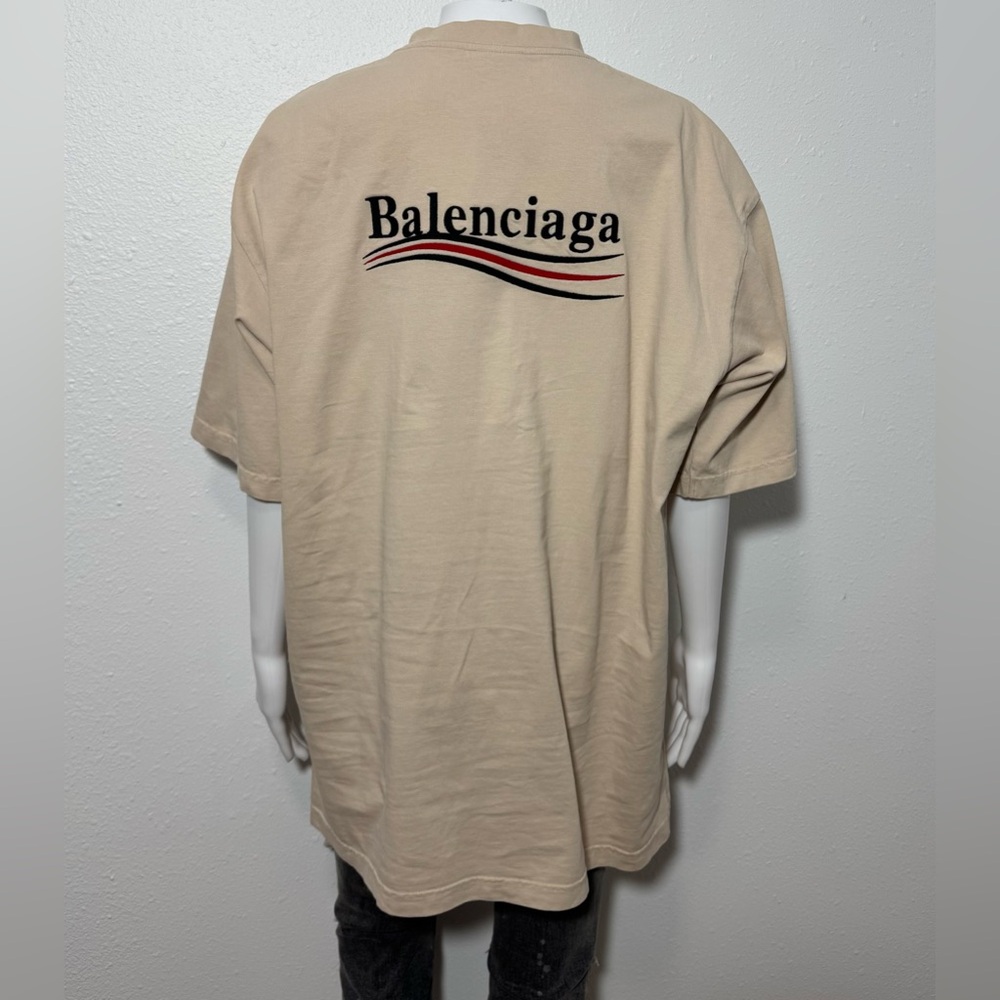 Balenciaga Campaign Logo Embroidered T-shirt